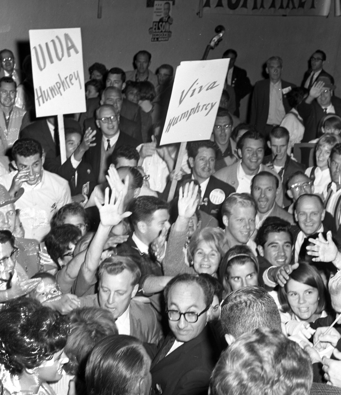 Wallace and Humphrey 1964 campaign visit
